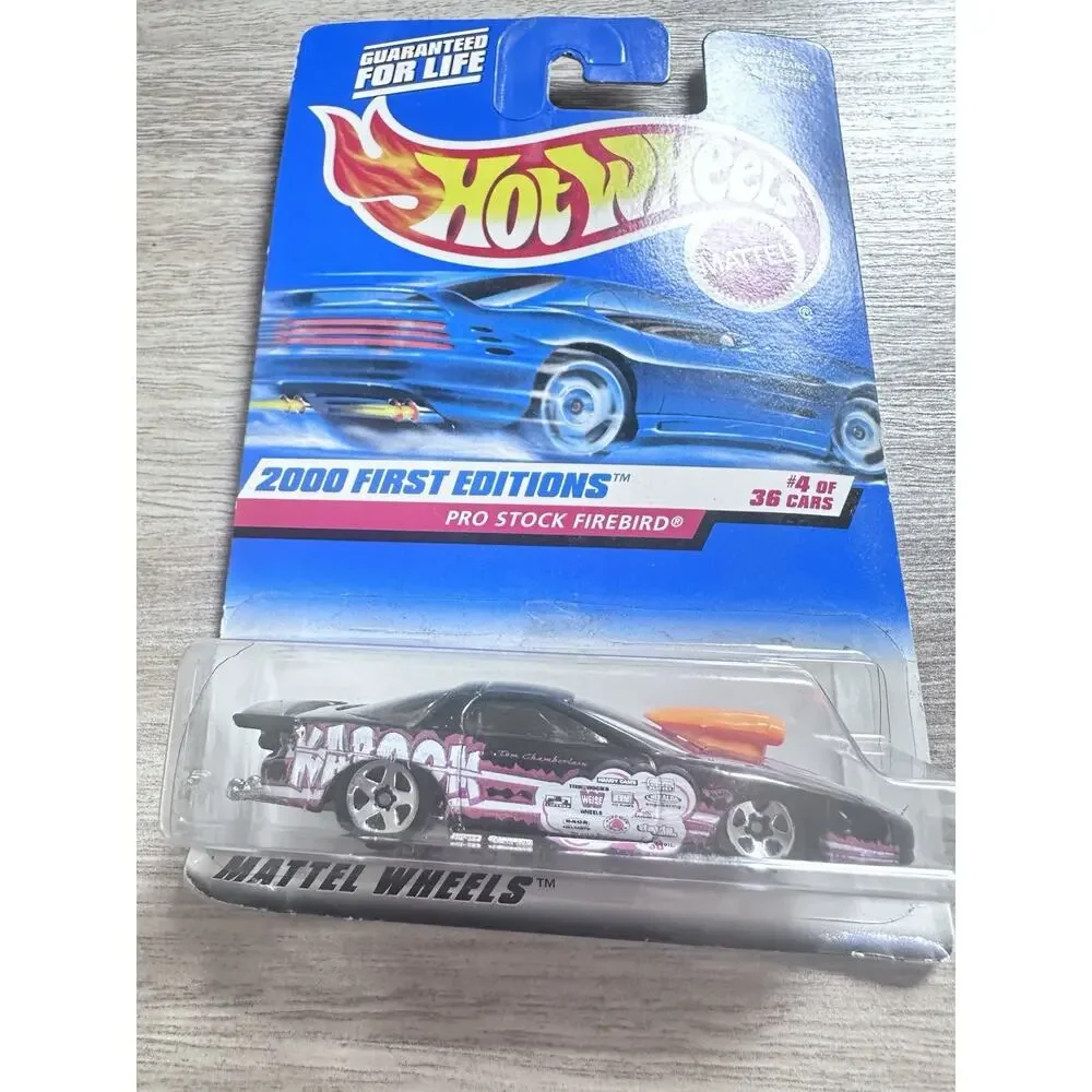 Hot Wheels 2000 First Editions 4/36 #64 Pro Stock Firebird Black w/ 5SPs H57